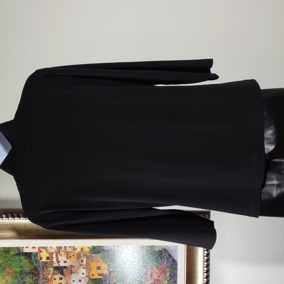 Coldwater Creek Stretch Knit Mock Turtleneck - Picture 4 of 6